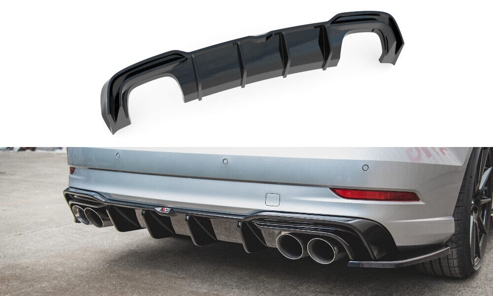 Audi S3 8V Facelift Limousine Heck Diffusor Maxton Design 
