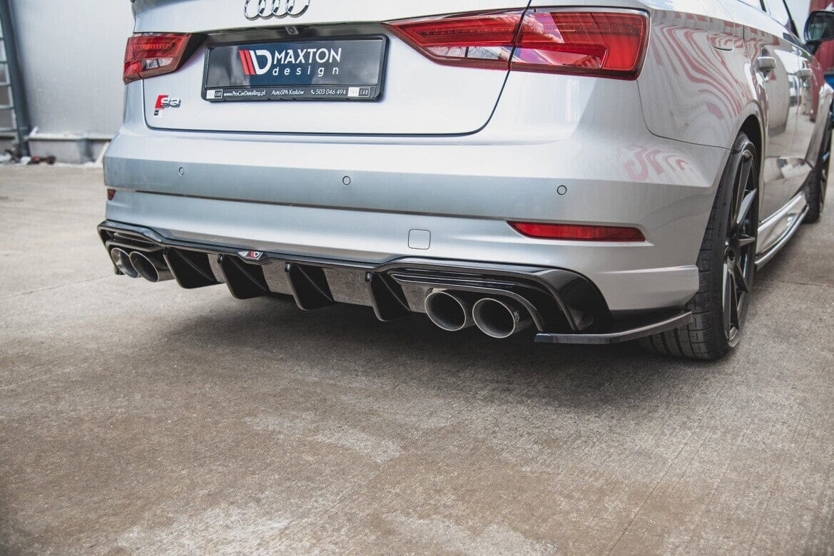 Audi S3 8V Facelift Limousine Heck Diffusor Maxton Design 