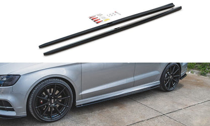Audi S3 8V Facelift Limousine Seitenschweller Maxton Design 