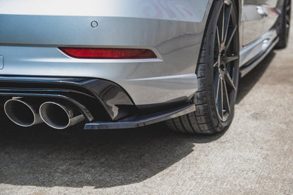 Audi S3 8V Facelift Sportback Heck Ansatz Flaps V.2 Maxton Design 