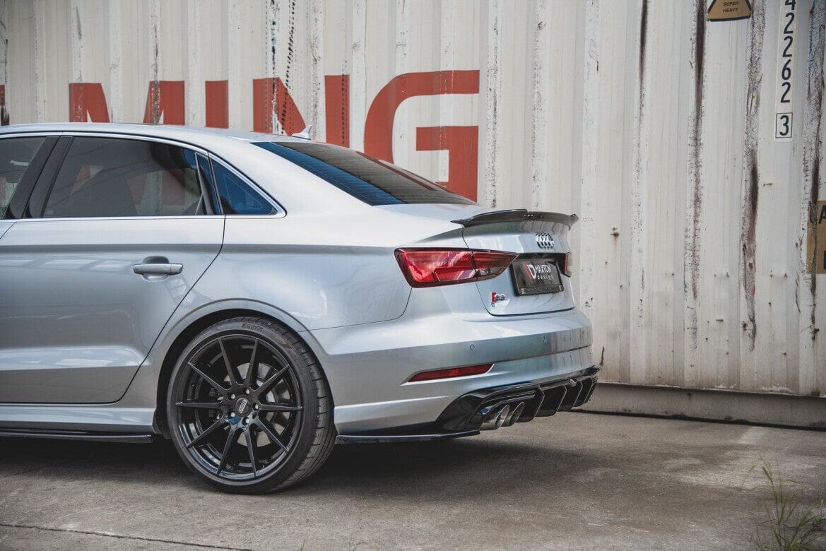 Audi S3 8V Facelift Sportback Heck Ansatz Flaps V.2 Maxton Design 