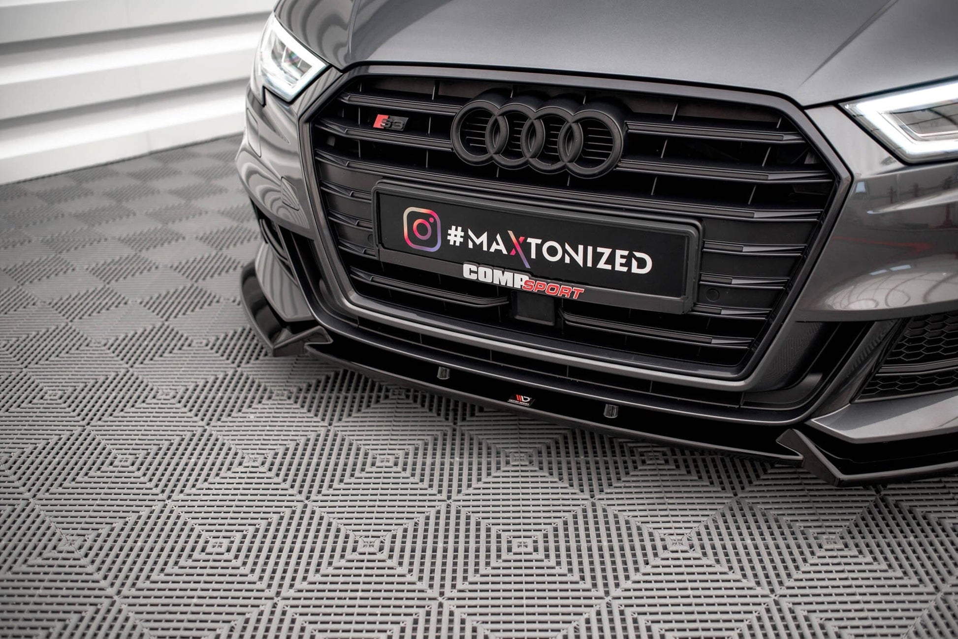 Audi S3 8V Sportback Frontspoiler - Frontlippe V.1 Maxton Design 
