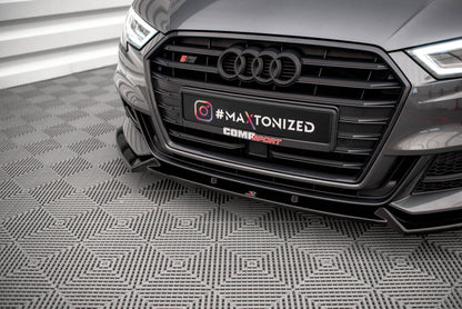 Audi S3 8V Sportback Frontspoiler - Frontlippe V.1 Maxton Design 