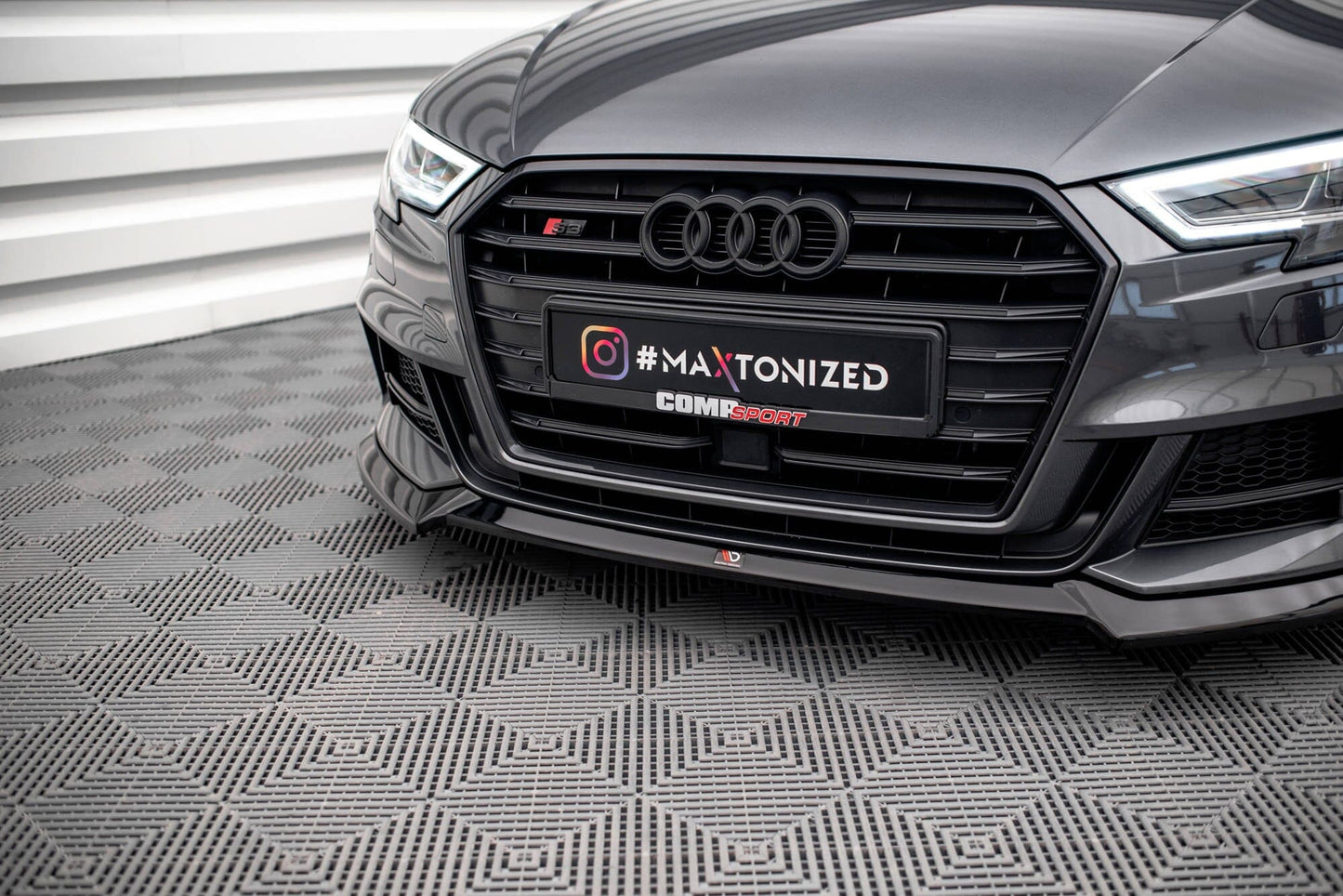 Audi S3 8V Sportback Frontspoiler - Frontlippe V.3 Maxton Design 