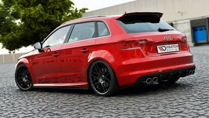 Audi S3 8V Sportback Heck Ansatz Flaps Maxton Design 