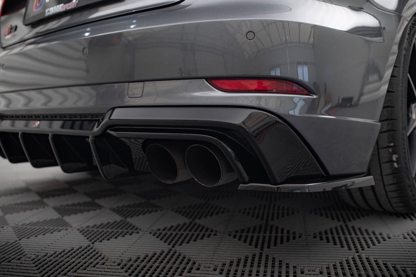 Audi S3 8V Sportback Heck Ansatz Flaps V.2 Maxton Design 