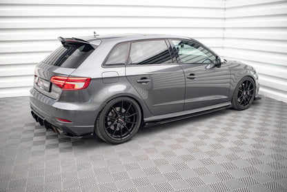 Audi S3 8V Sportback Street Pro Seitenschweller + Flaps Maxton Design 