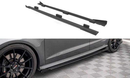 Audi S3 8V Sportback Street Pro Seitenschweller + Flaps Maxton Design 
