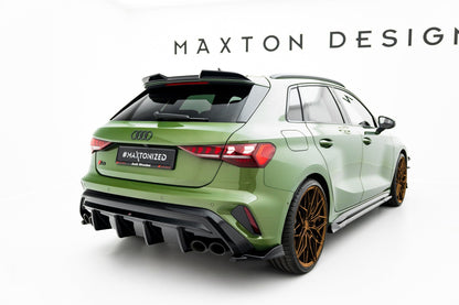 Audi S3 8Y Facelift Limousine Heck Diffusor OO-OO Maxton Design 