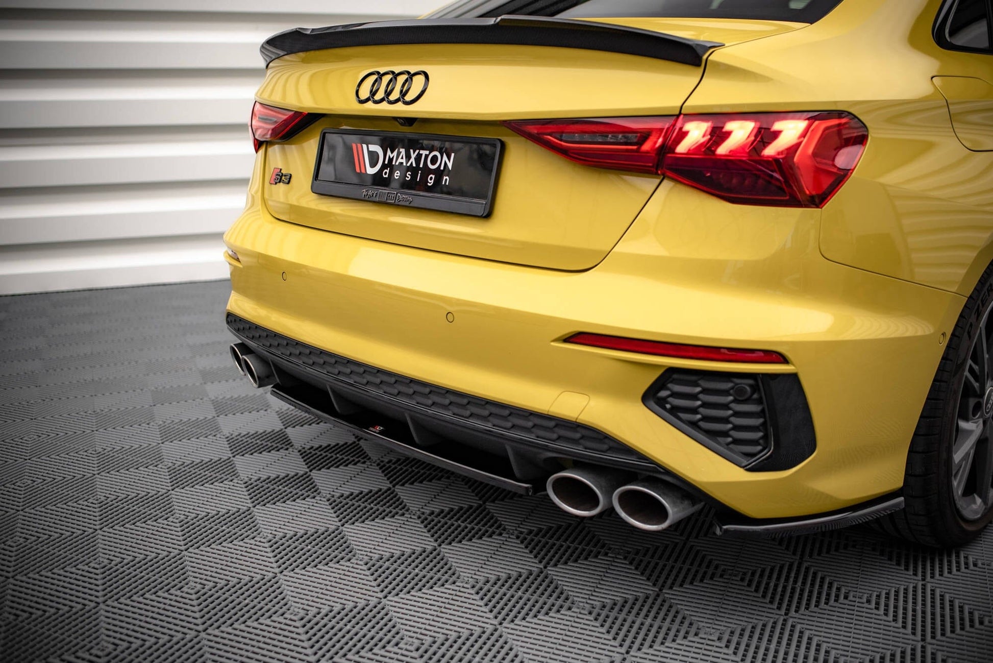 Audi S3 8Y Facelift Limousine Heckansatz Maxton Design 