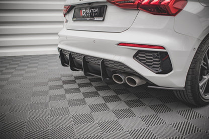 Audi S3 8Y Facelift Limousine Street Pro Heckschürze Maxton Design 