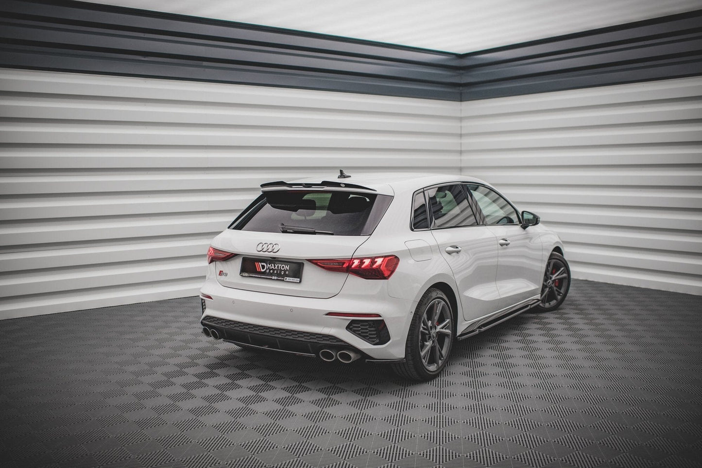 Audi S3 8Y Facelift Sportback Heck Ansatz Flaps Maxton Design 