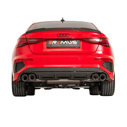 AUDI S3 8Y Limousine - REMUS Duplex Performance Auspuff Anlage ab OPF REMUS 