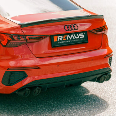 AUDI S3 8Y Limousine - REMUS Duplex Performance Auspuff Anlage REMUS 