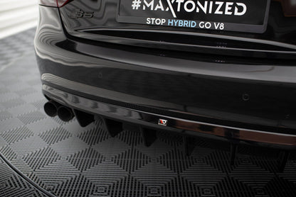 Audi S5 8T Cabrio Heck Diffusor Maxton Design 