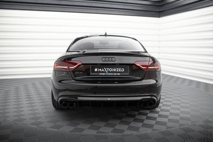 Audi S5 8T Cabrio Heck Diffusor Maxton Design 