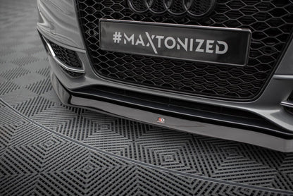 Audi S5 8T Coupe Frontspoiler - Frontlippe V.1 Maxton Design 