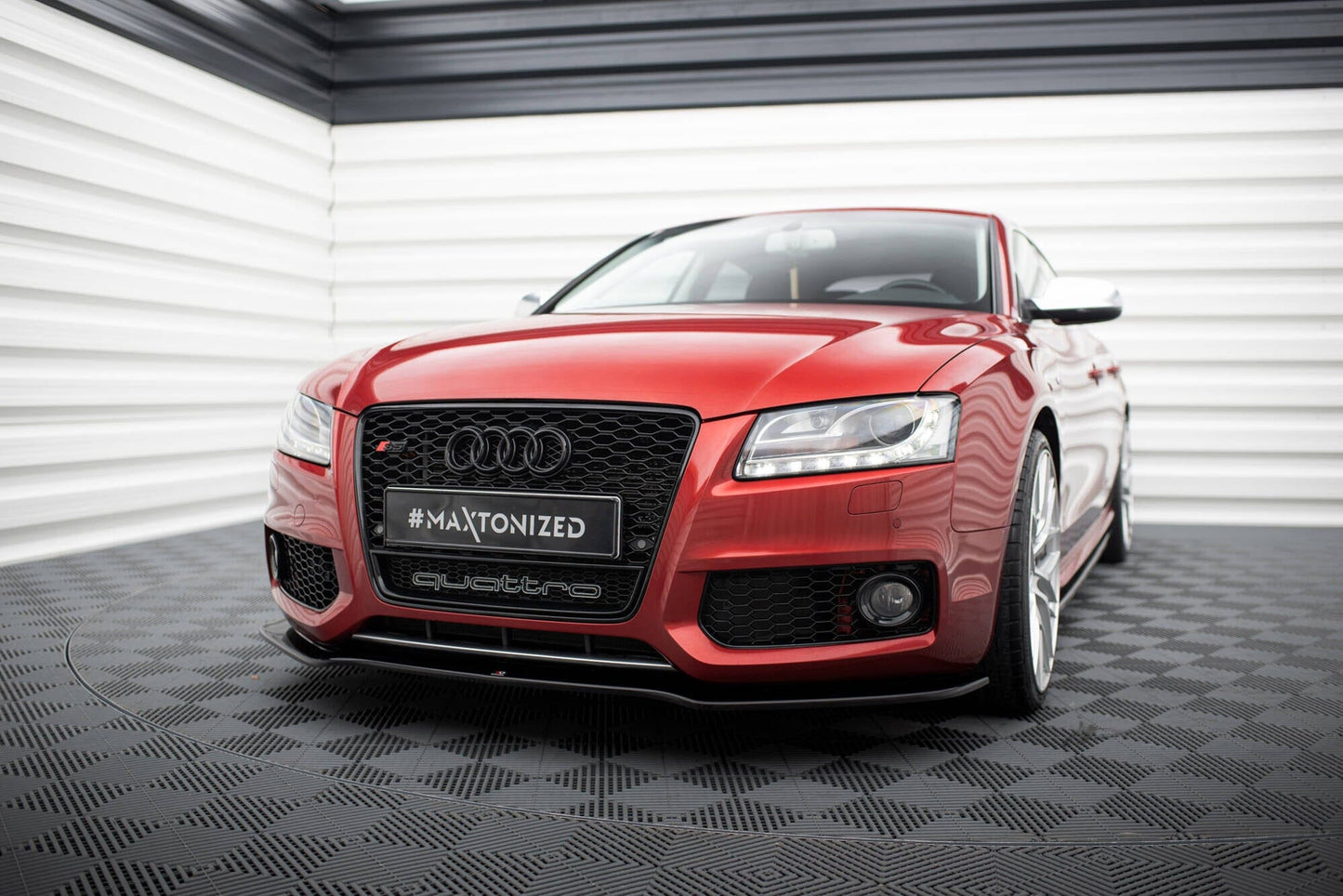 Audi S5 8T Coupe Frontspoiler - Frontlippe V.2 Maxton Design 