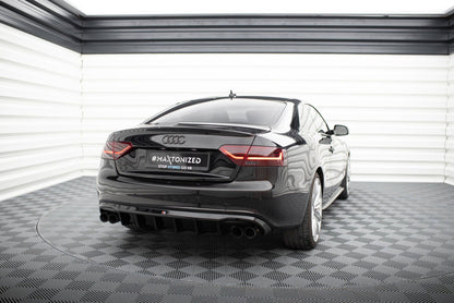 Audi S5 8T Coupe Heck Diffusor Maxton Design 