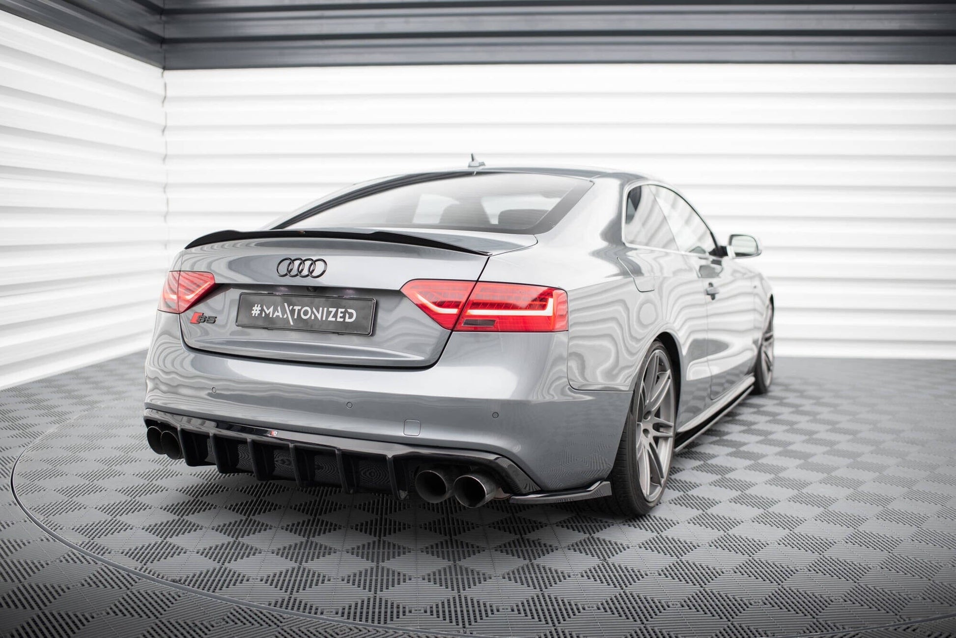Audi S5 8T Heck Diffusor Maxton Design 