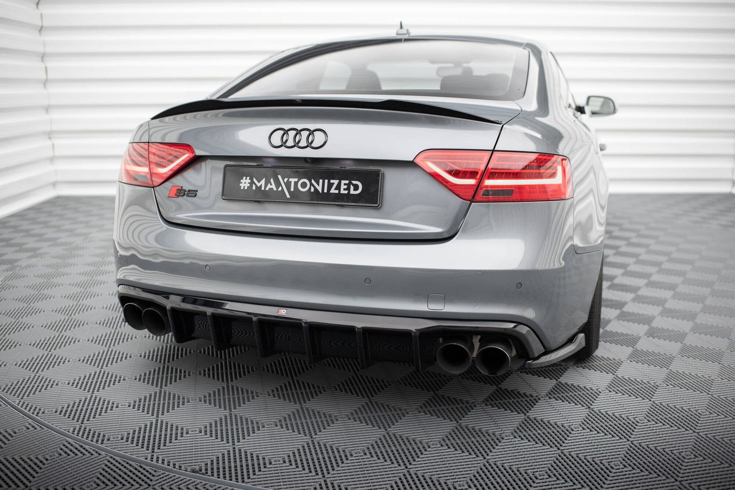Audi S5 8T Heck Diffusor Maxton Design 