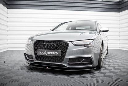 Audi S5 8T Sportback Frontspoiler - Frontlippe V.1 Maxton Design 