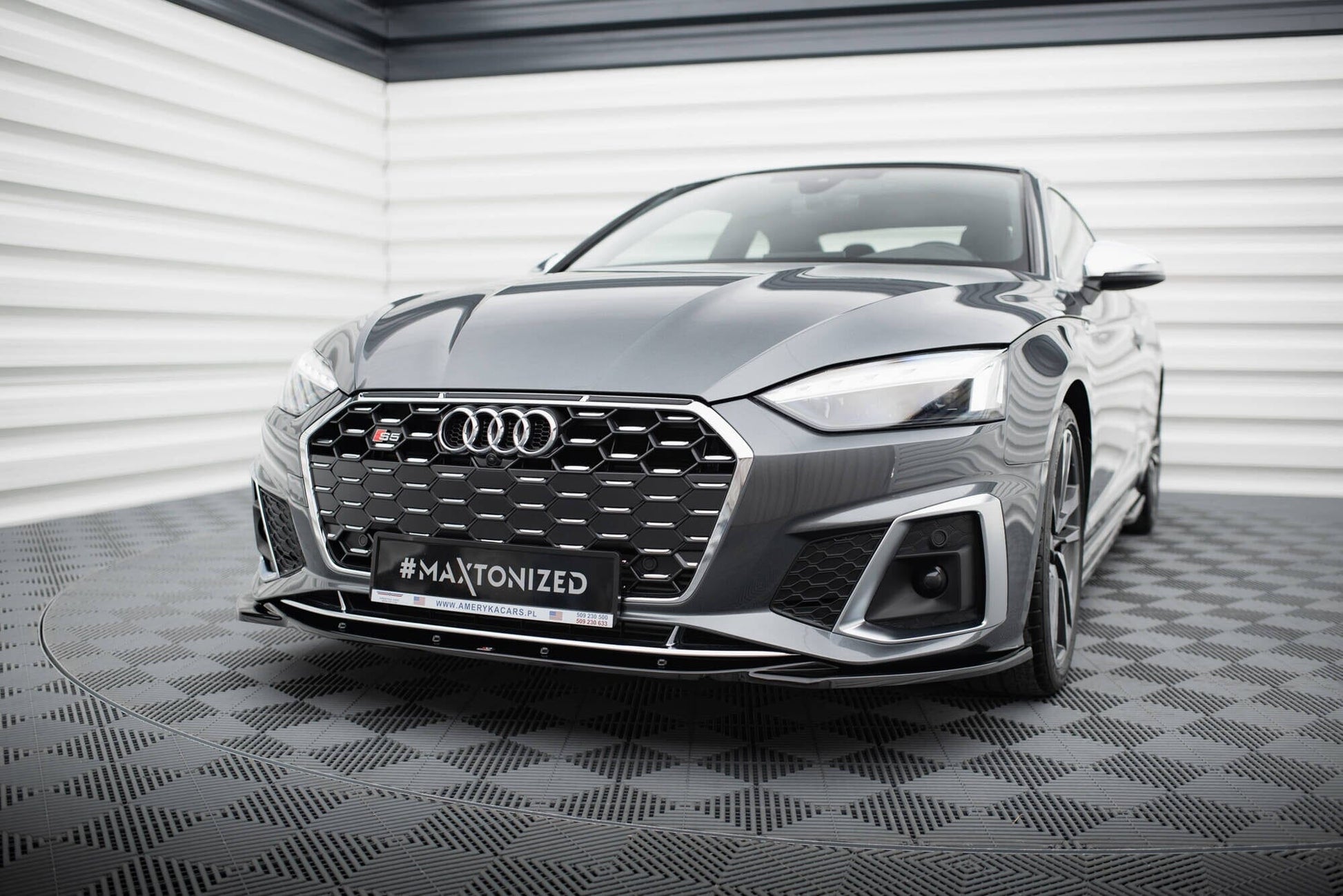 Audi S5 F5 Facelift Frontspoiler - Frontlippe V.1 Maxton Design 