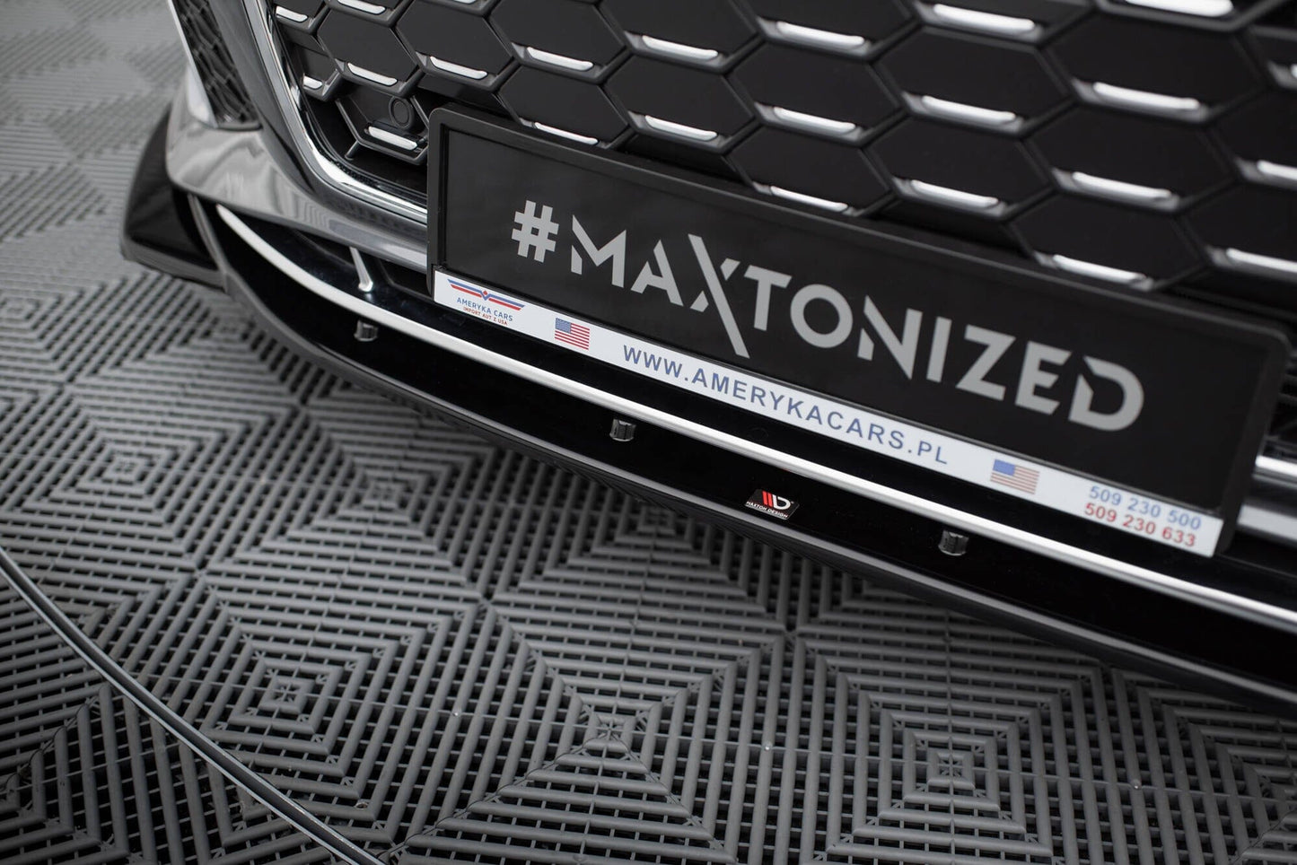 Audi S5 F5 Facelift Frontspoiler - Frontlippe V.1 Maxton Design 