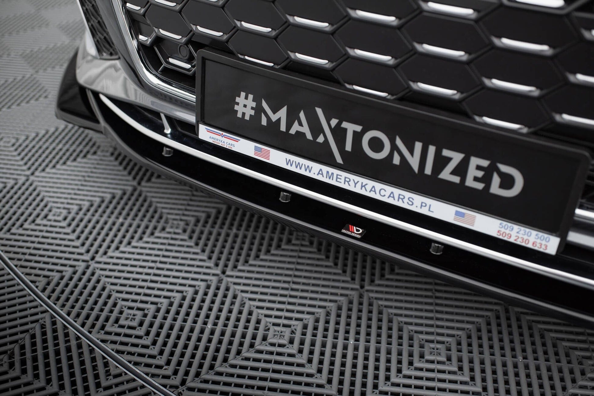 Audi S5 F5 Facelift Frontspoiler - Frontlippe V.1 Maxton Design 