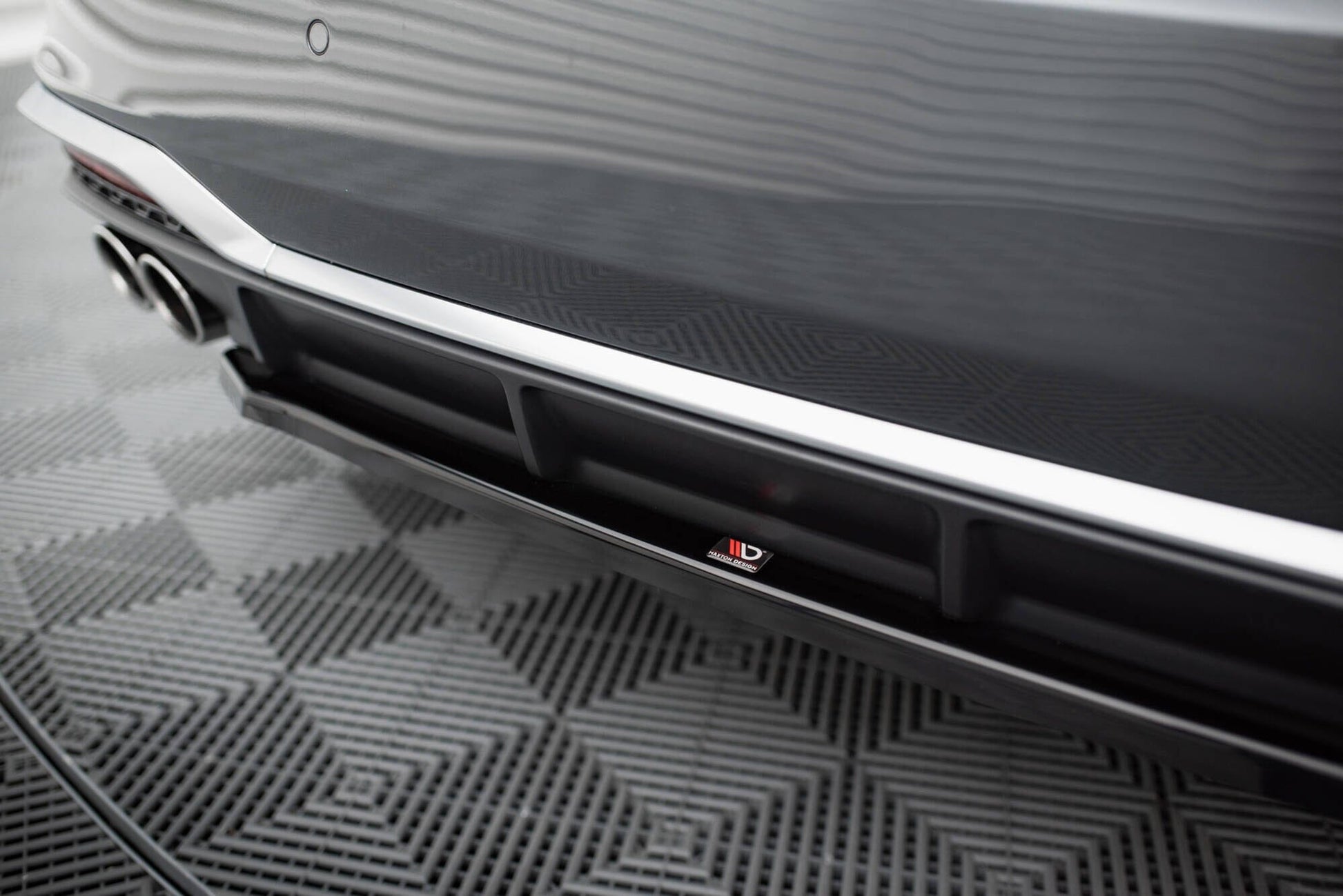 Audi S5 F5 Facelift Heck Ansatz Maxton Design 