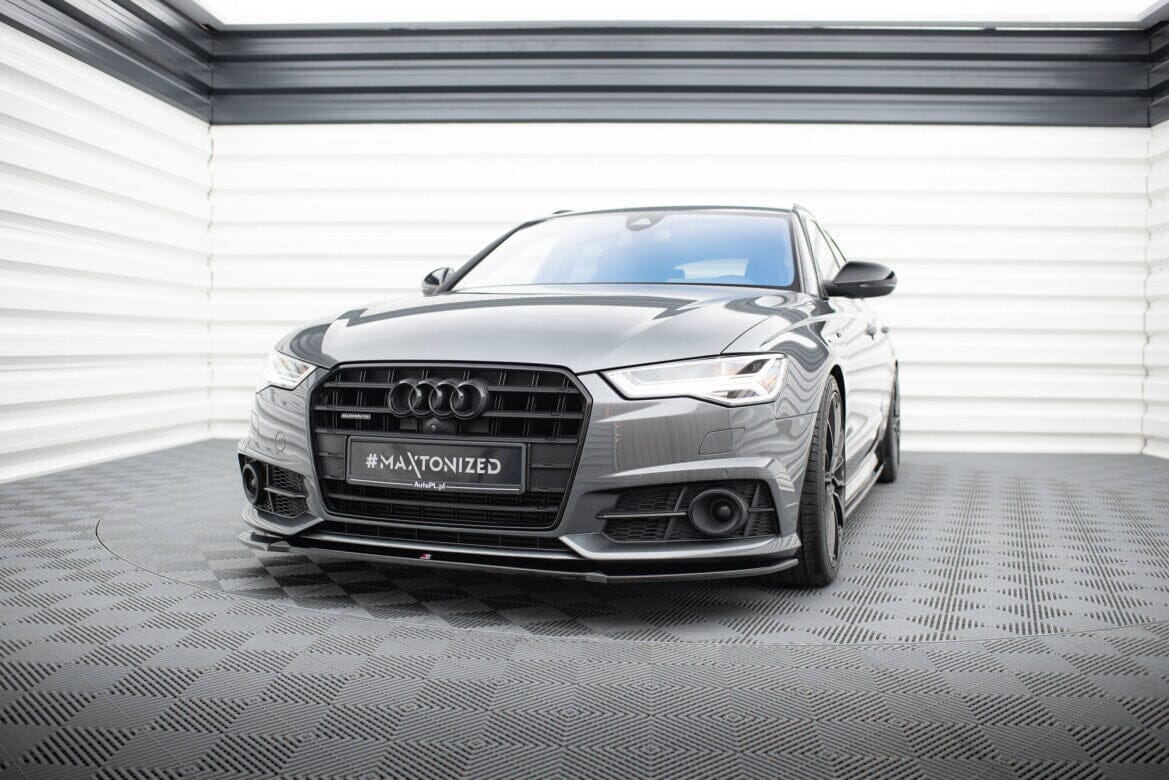 Audi S6 Facelift Frontspoiler - Frontlippe V.1 (DTC) Maxton Design 