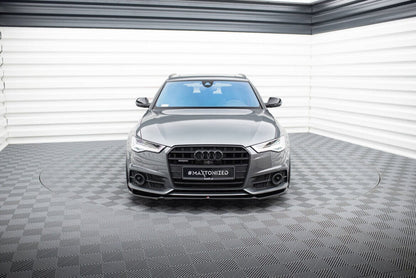 Audi S6 Facelift Frontspoiler - Frontlippe V.1 (DTC) Maxton Design 
