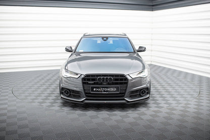 Audi S6 Facelift Frontspoiler - Frontlippe V.2 (DTC) Maxton Design 