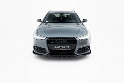 Audi S6 Facelift Frontspoiler - Frontlippe V.3 Maxton Design 