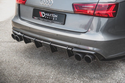 Audi S6 Facelift Heck Diffusor V.1 Maxton Design 