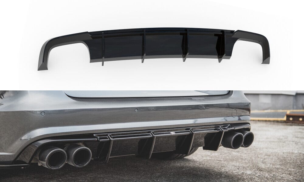 Audi S6 Facelift Heck Diffusor V.1 Maxton Design 