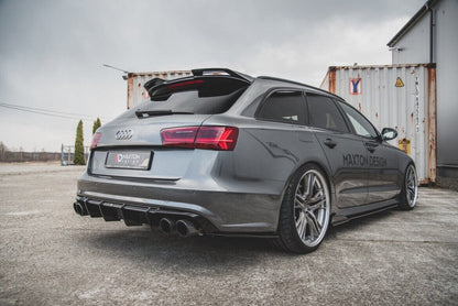 Audi S6 Facelift Heck Diffusor V.1 Maxton Design 