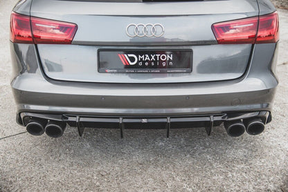 Audi S6 Facelift Heck Diffusor V.1 Maxton Design 