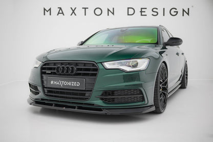 Audi S6 Frontspoiler - Frontlippe V.3 Maxton Design 