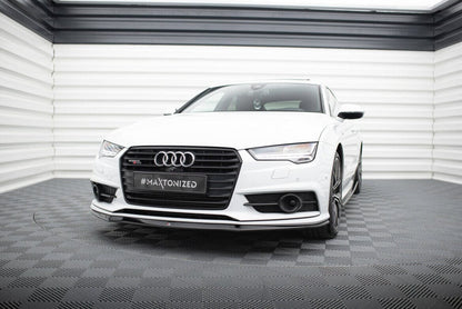 Audi S7 Facelift Frontspoiler - Frontlippe Maxton Design 
