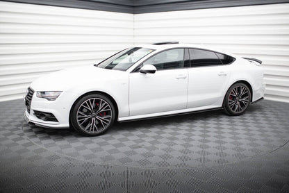 Audi S7 Facelift Seitenschweller Maxton Design 