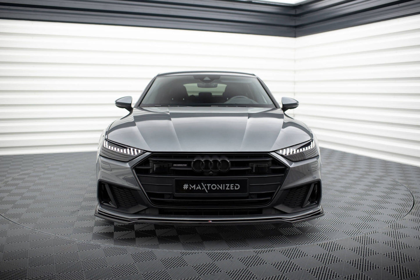 Audi S7 Frontspoiler - Frontlippe V.1 Maxton Design 