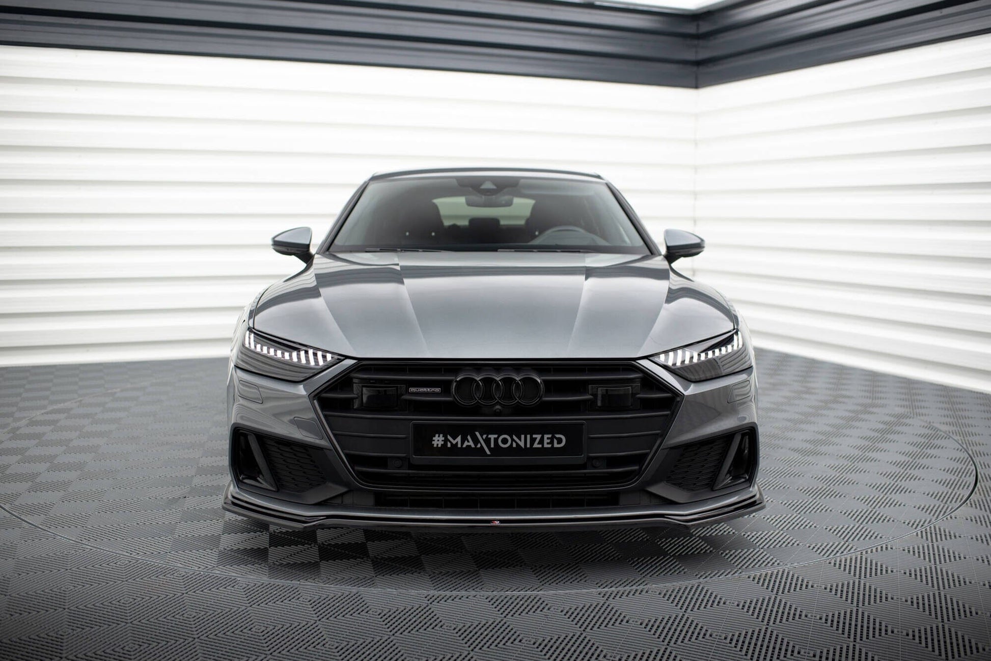 Audi S7 Frontspoiler - Frontlippe V.1 Maxton Design 