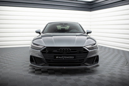 Audi S7 Frontspoiler - Frontlippe V.1 Maxton Design 