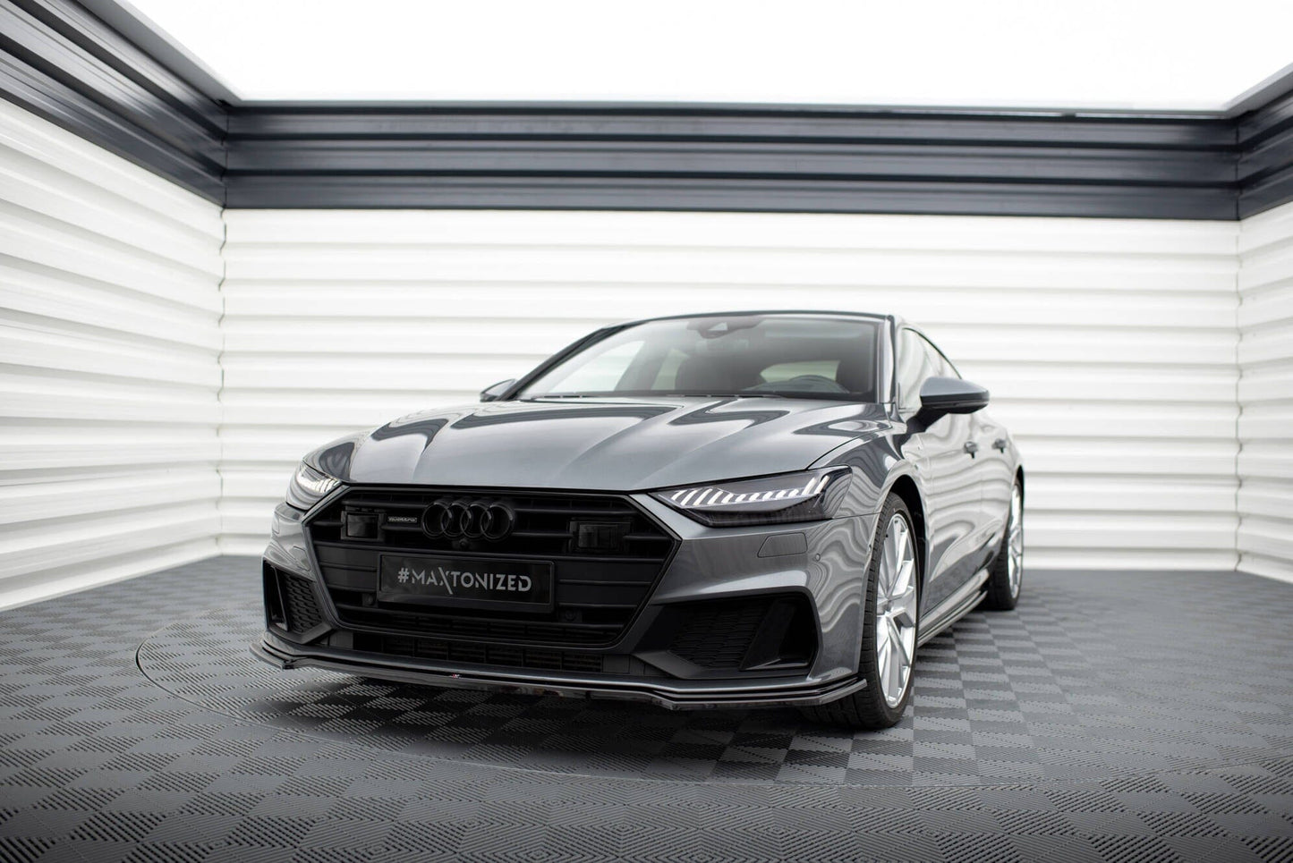 Audi S7 Frontspoiler - Frontlippe V.1 Maxton Design 