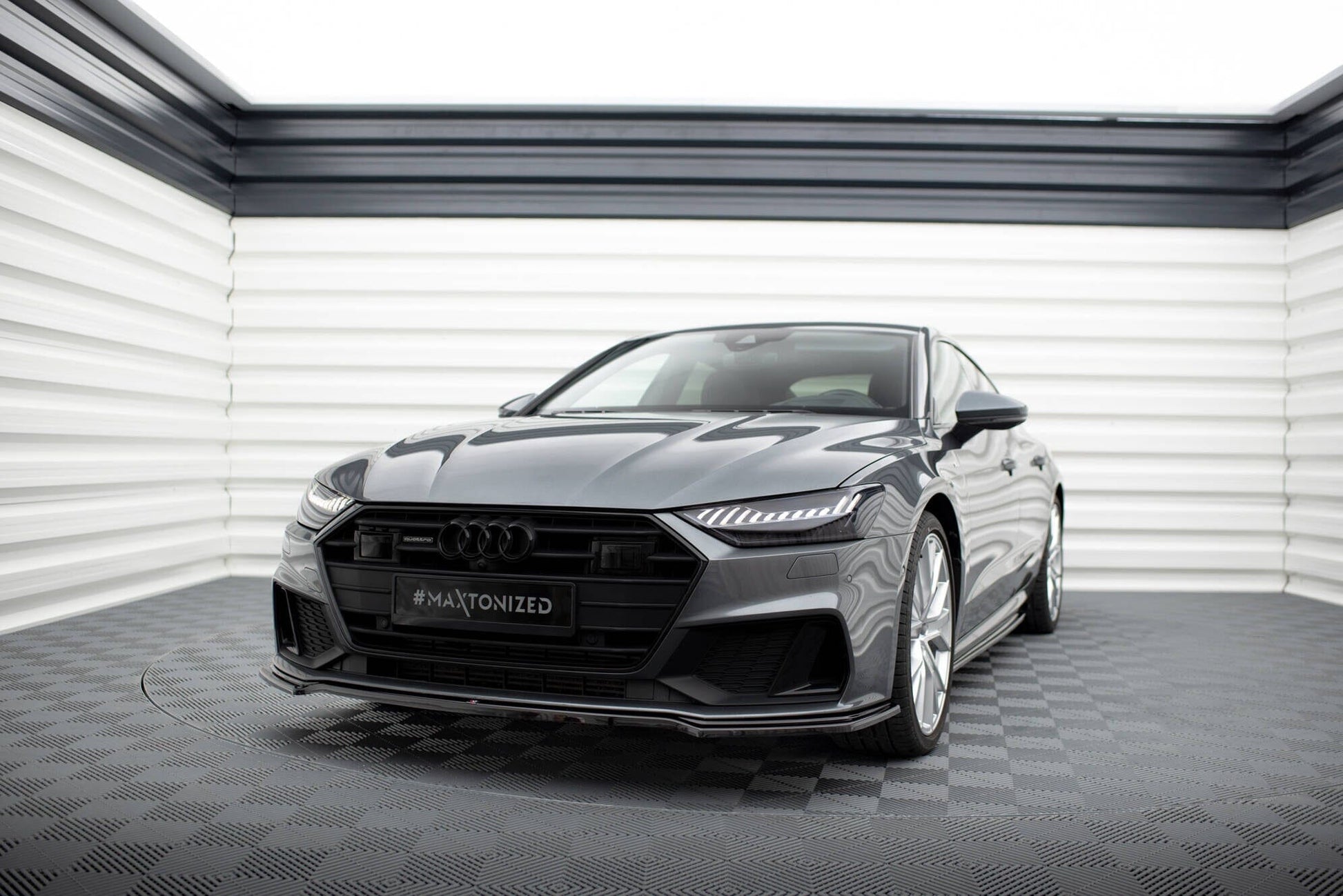 Audi S7 Frontspoiler - Frontlippe V.1 Maxton Design 