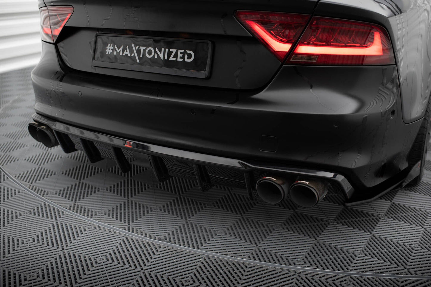 Audi S7 Heck Diffusor OO-OO Maxton Design 