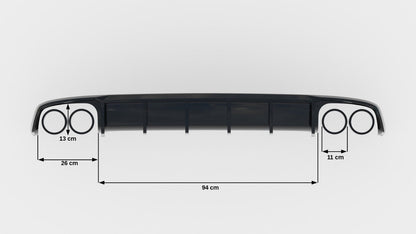 Audi S7 Heck Diffusor OO-OO Maxton Design 