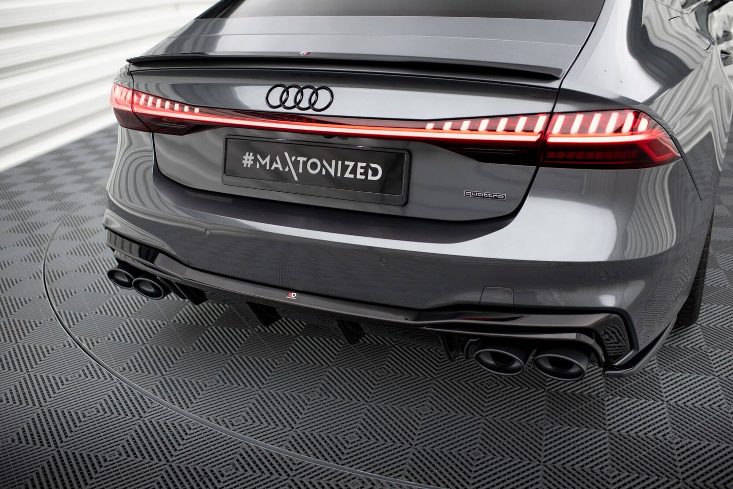 Audi S7 Heck Diffusor OO-OO Maxton Design 