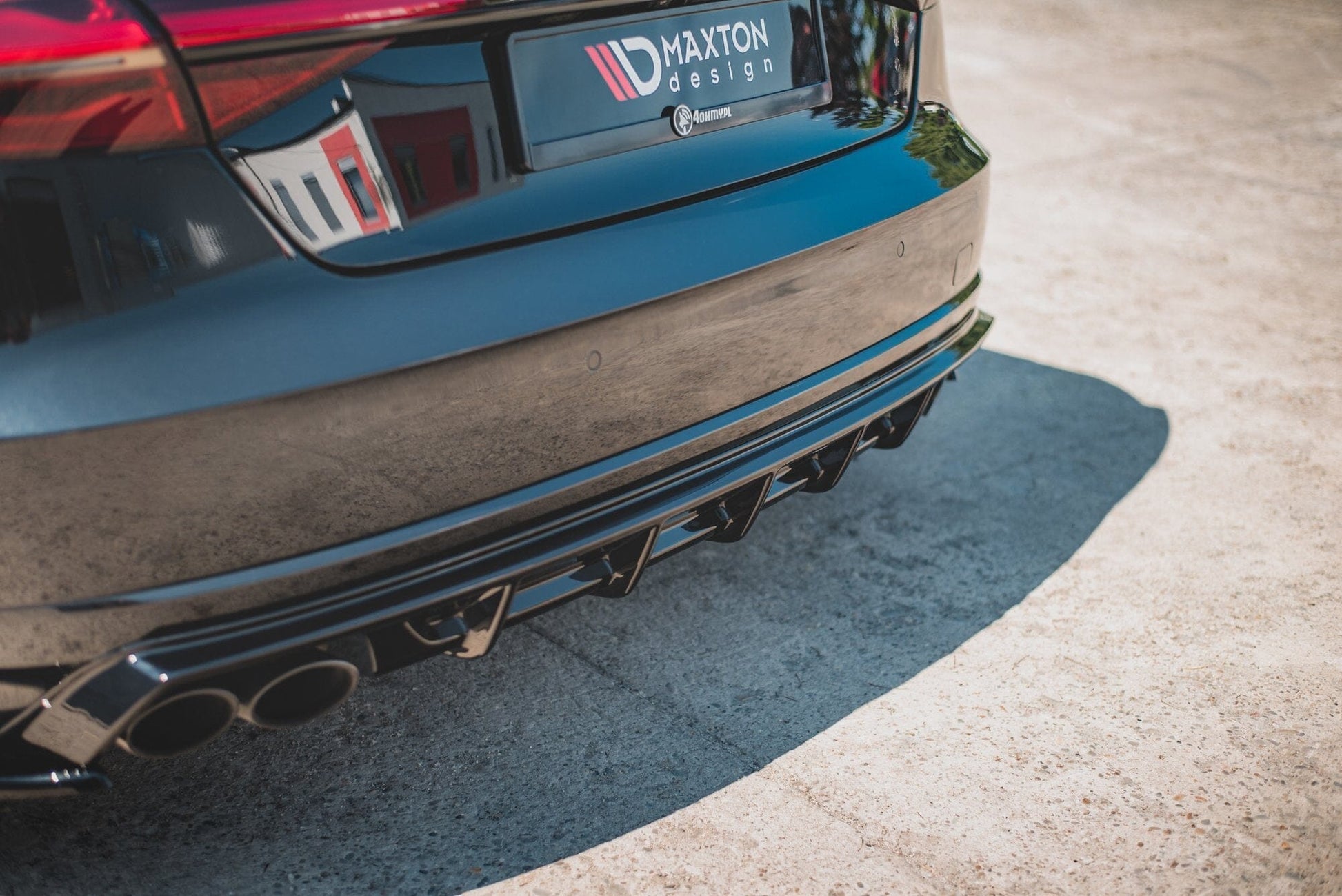 Audi S8 Facelift Heck Diffusor OO-OO Maxton Design 